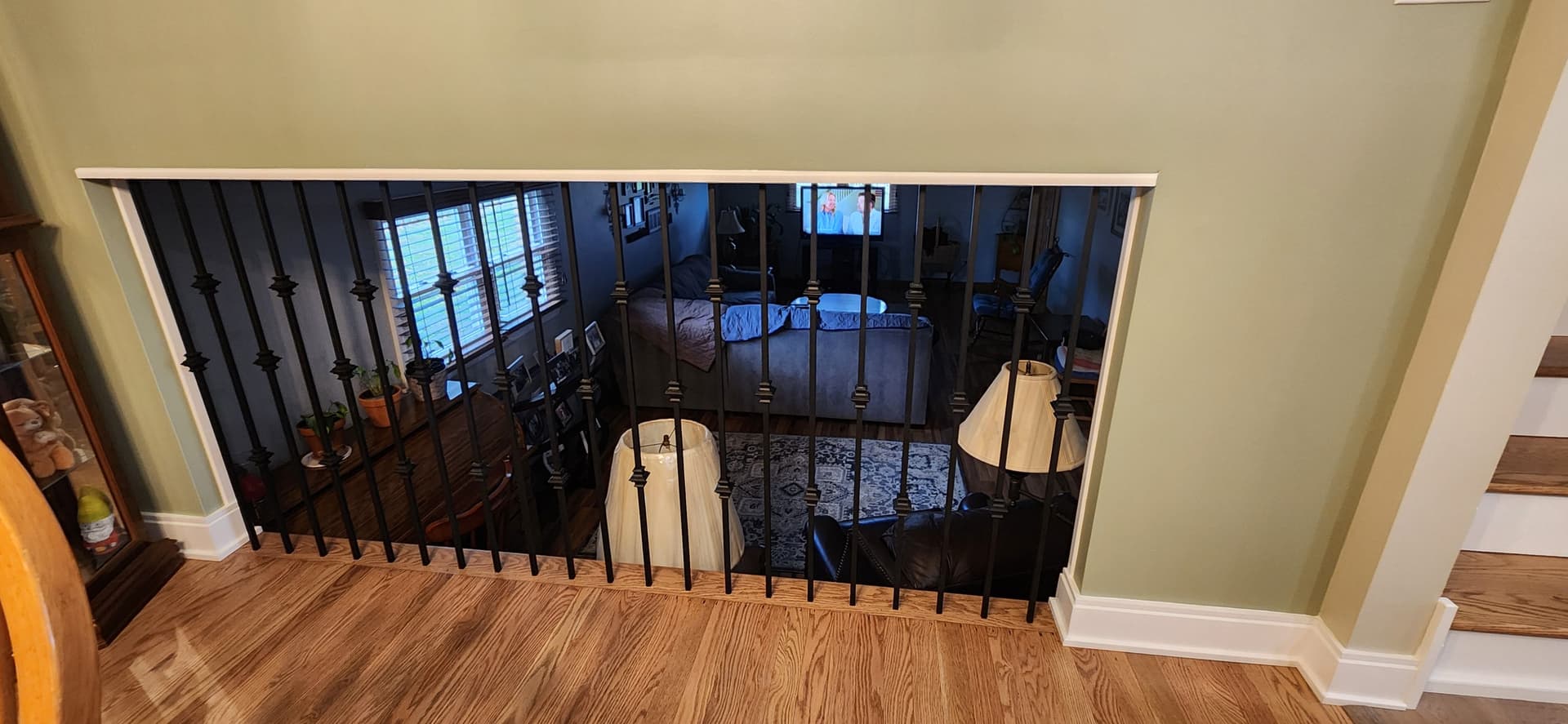 Elegant Stairway and Railings Transformation