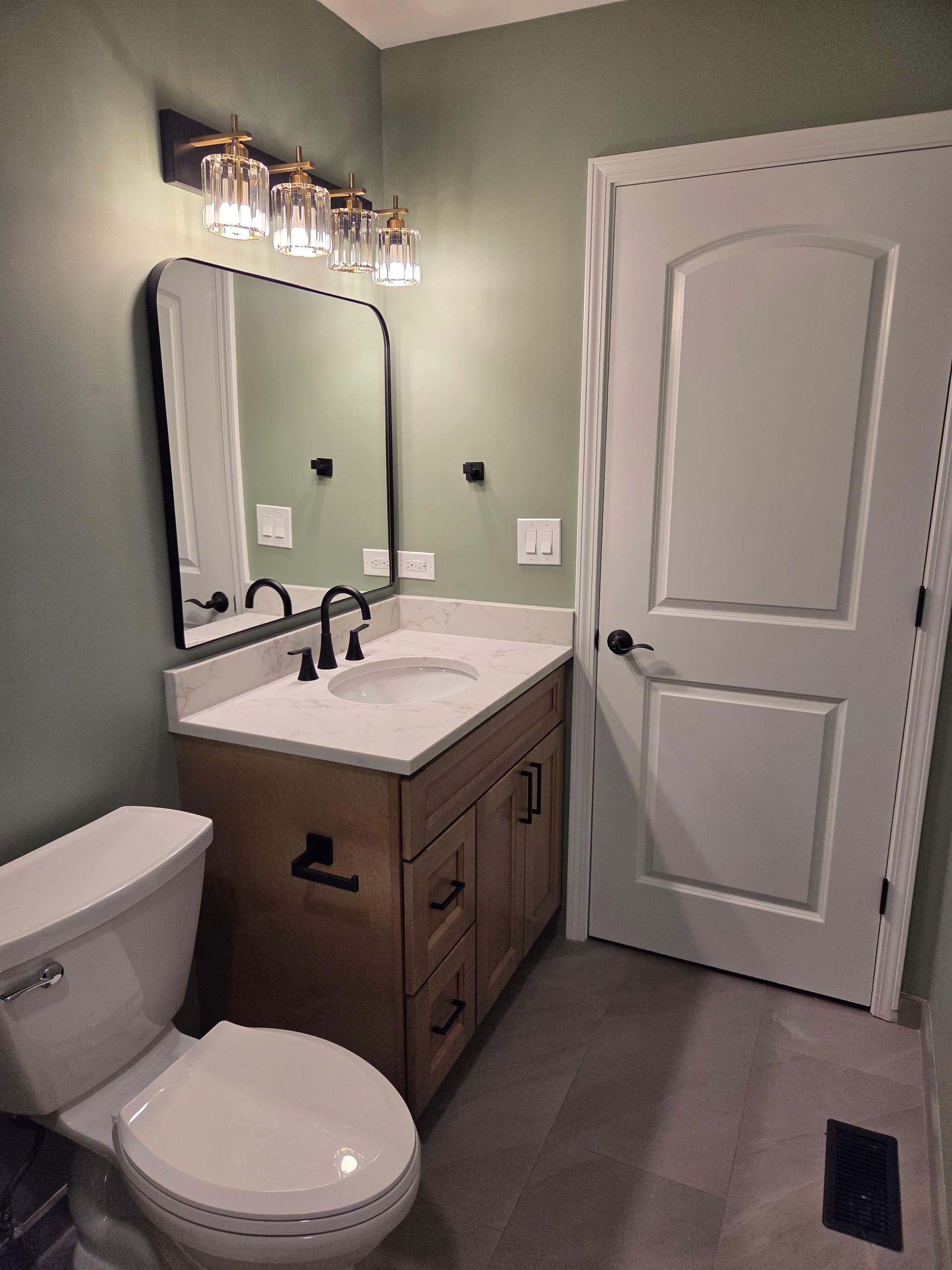 Small Bathroom Remodel with Big Style and Function image
